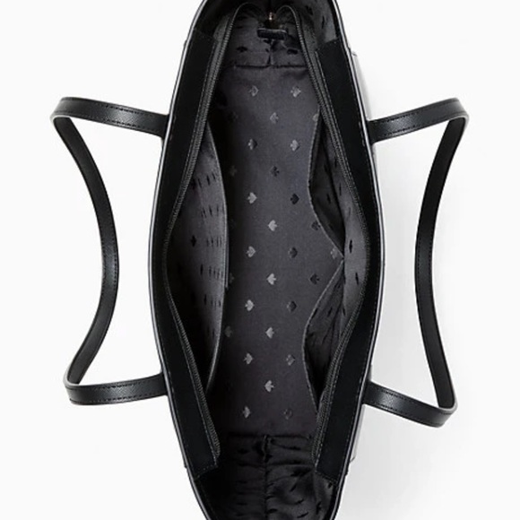 Kate Spade Top Zip Tote Black Saffiano - Picture 4 of 4